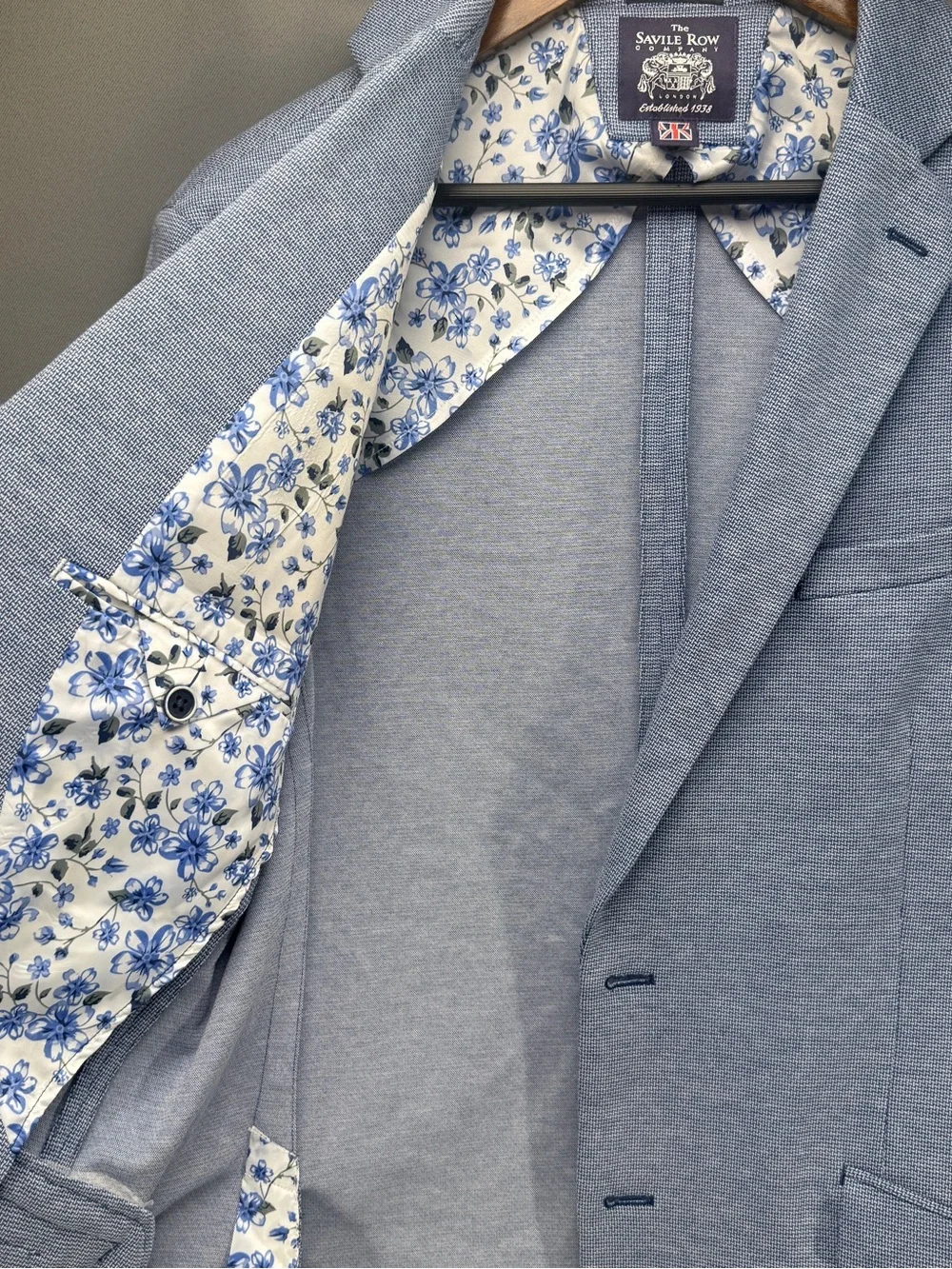 Savile Row Textured Knit Sport Coat - 44